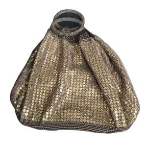 Gap Shiny Brown and Gold Sequin Tote Bag Purse